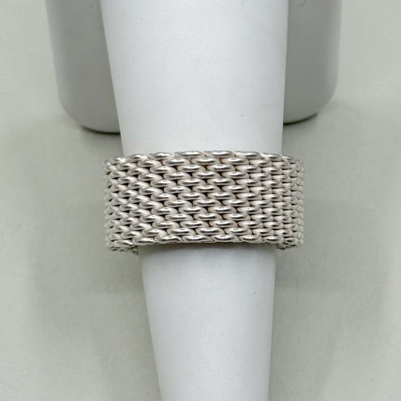 sterling silver Somerset band ring - GM23 - Picture 2 of 5